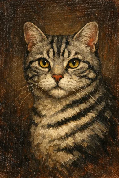 American Shorthair portrait example