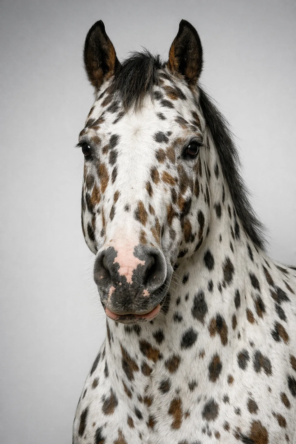Appaloosa portrait on canvas — AI-made from a photo, by ArtPixio