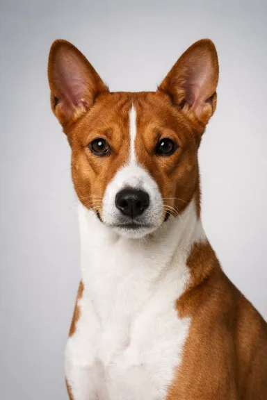 Basenji portrait example