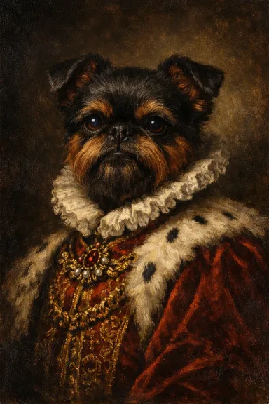 Brussels Griffon portrait example