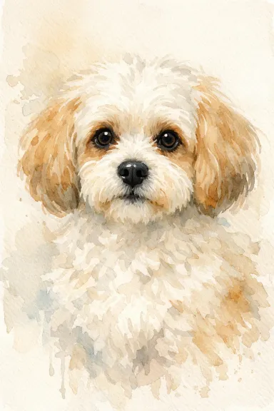 Cavachon portrait example