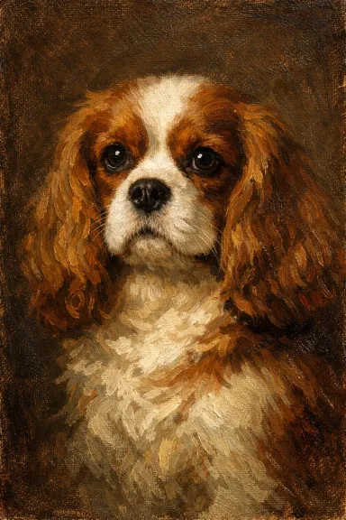 Cavalier King Charles Spaniel portrait example
