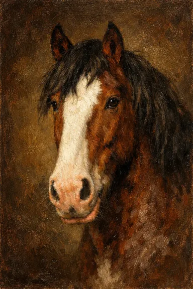 Clydesdale portrait example