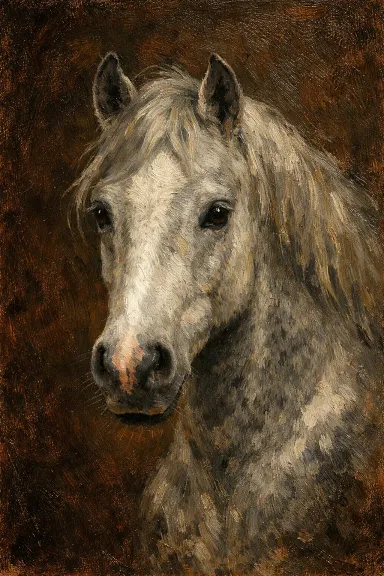 Connemara Pony portrait example