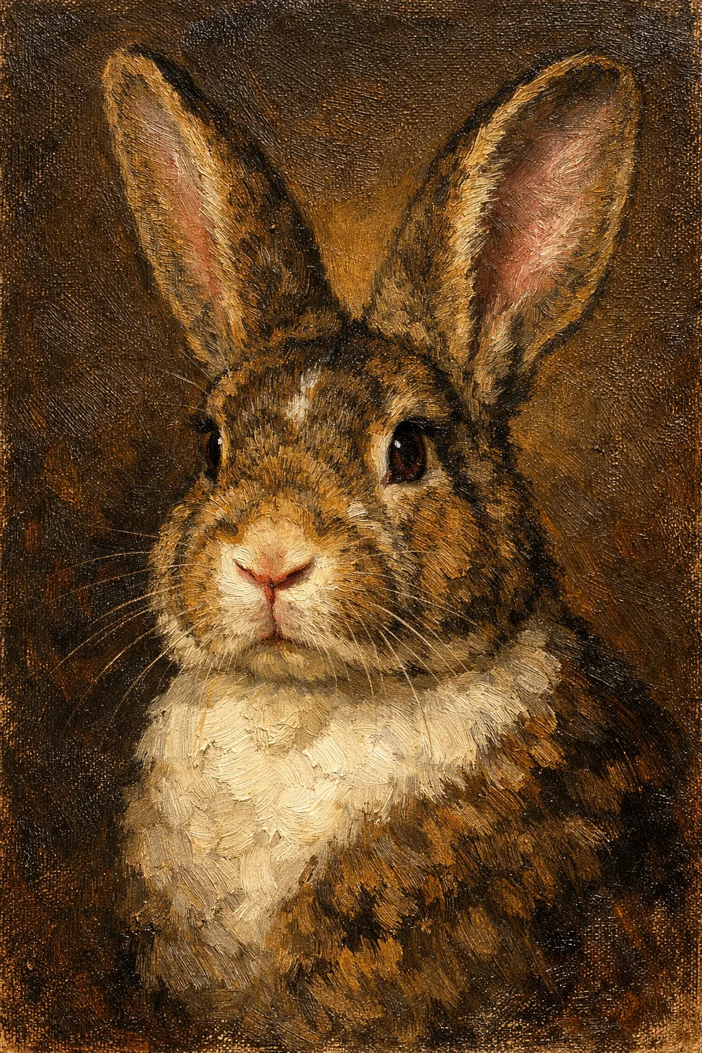 Continental Giant portrait on canvas — AI-made from a photo, by ArtPixio