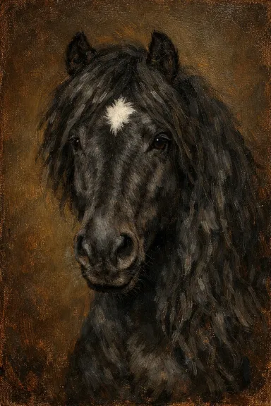 Fell Pony portrait example