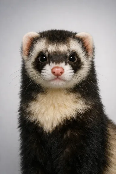 Ferret portrait example