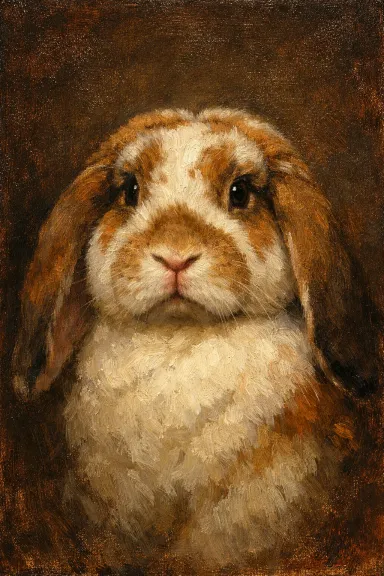 French Lop portrait example