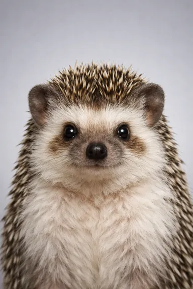 Hedgehog portrait example