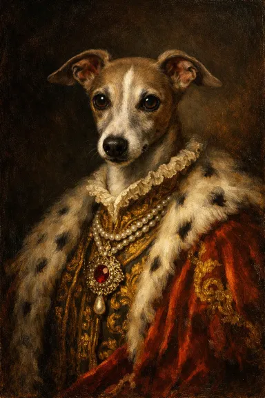 Italian Greyhound portrait example