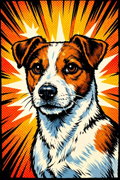 Jack Russell Terrier portrait example