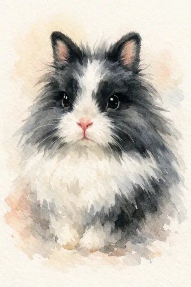 Jersey Wooly portrait example