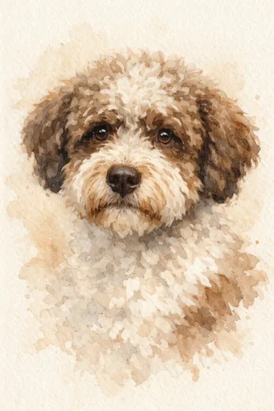 Lagotto Romagnolo portrait example