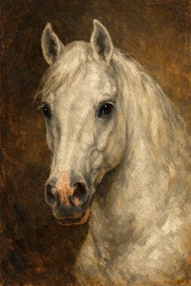Lipizzaner portrait example