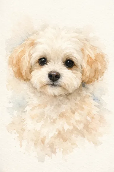 Maltipoo portrait example