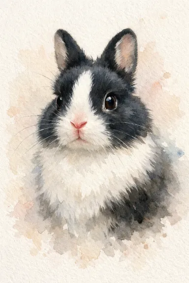 Netherland Dwarf portrait example