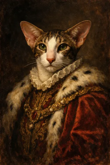 Oriental Shorthair portrait example