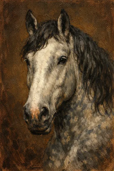 Percheron portrait example