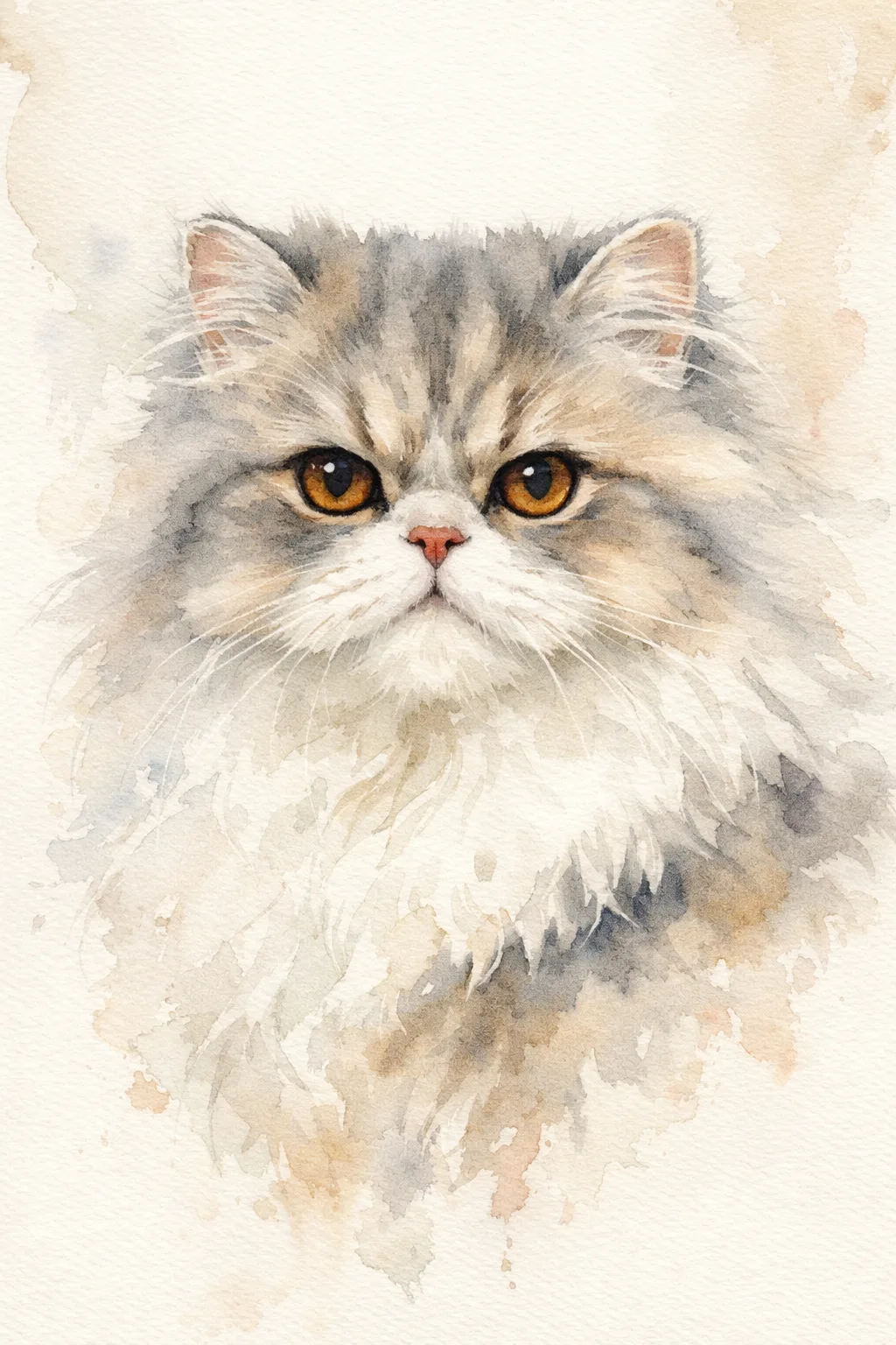 Persian portrait on canvas — AI-made from a photo, by ArtPixio
