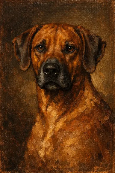 Rhodesian Ridgeback portrait example