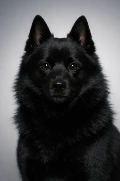 Schipperke portrait example
