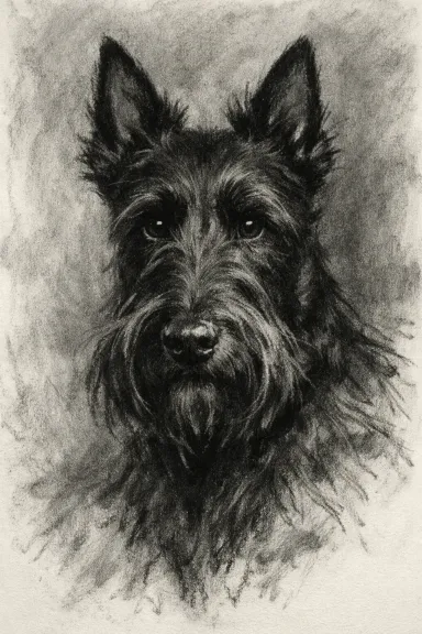 Scottish Terrier portrait example