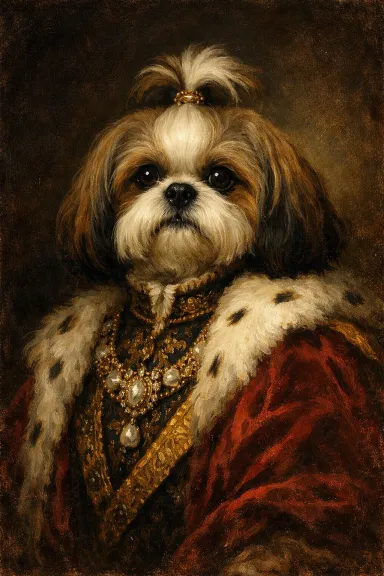 Shih Tzu portrait example