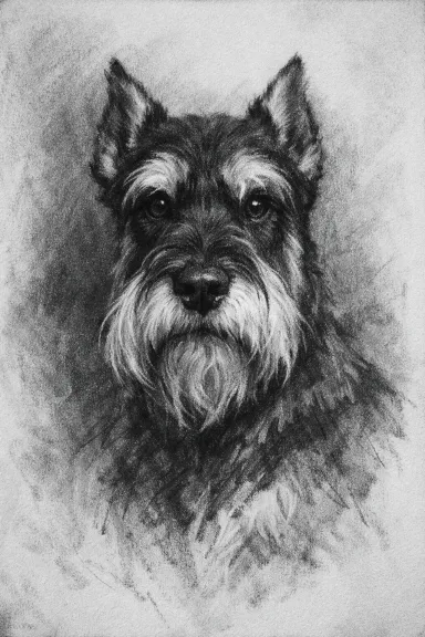 Standard Schnauzer portrait example