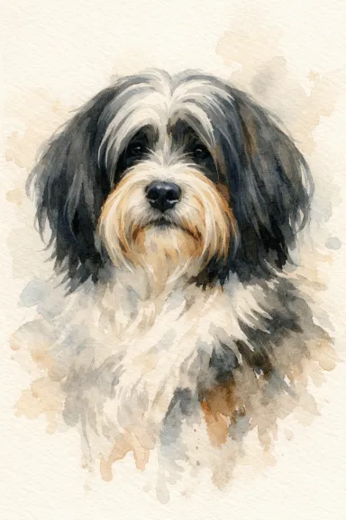 Tibetan Terrier portrait example