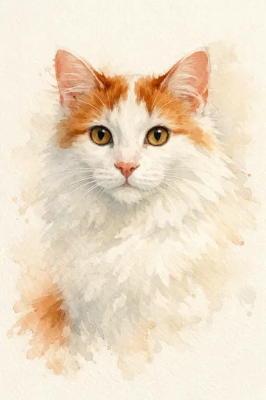 Turkish Van portrait example