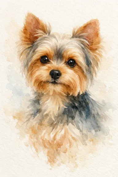 Yorkshire Terrier portrait example